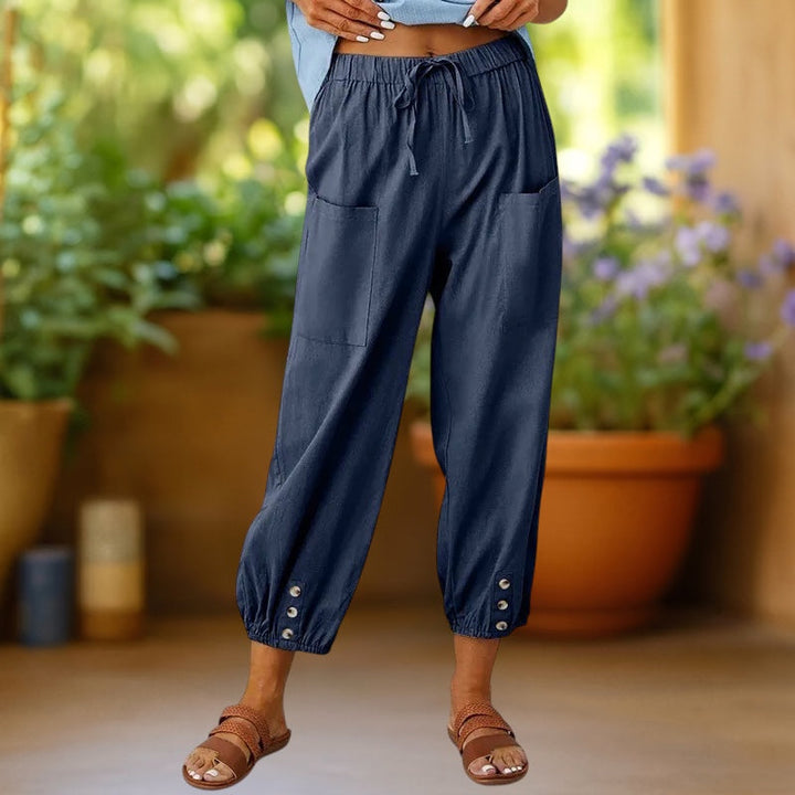 Aura | Zeitlos Weit geschnittene Hose mit weitem Bein