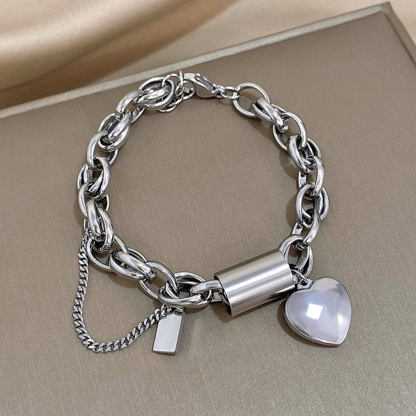 Heartened – Markante Gliederarmkette (1+1 GRATIS)