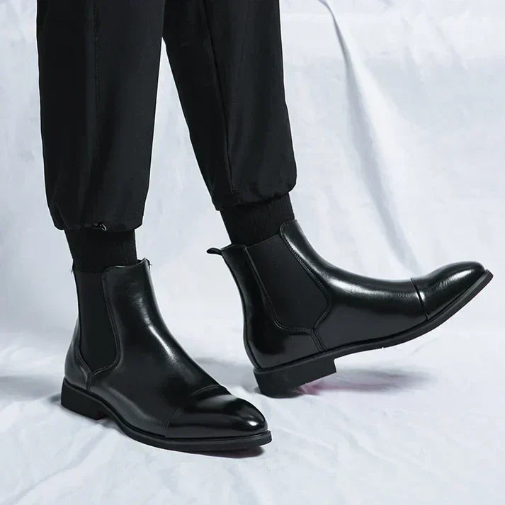 Premium Leather Chelsea Boots