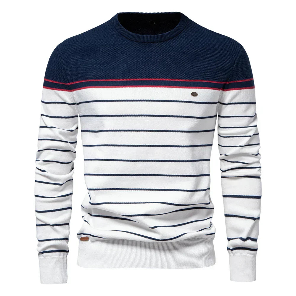 Kramer | Gestreifter Herrenpullover