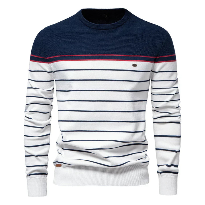 Kramer | Gestreifter Herrenpullover