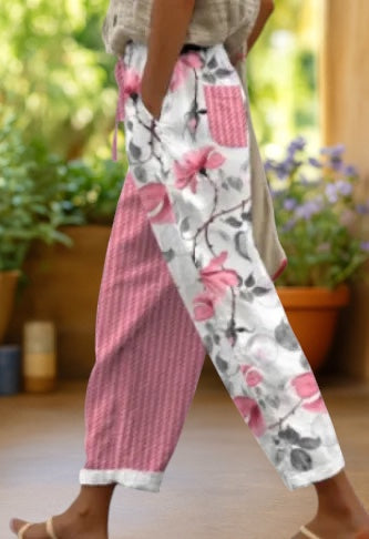 Solen | Relaxed Bohemian Print Knöchelhosen