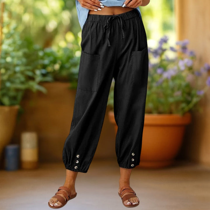 Kyla | Bequeme Hose mit Kordelzug