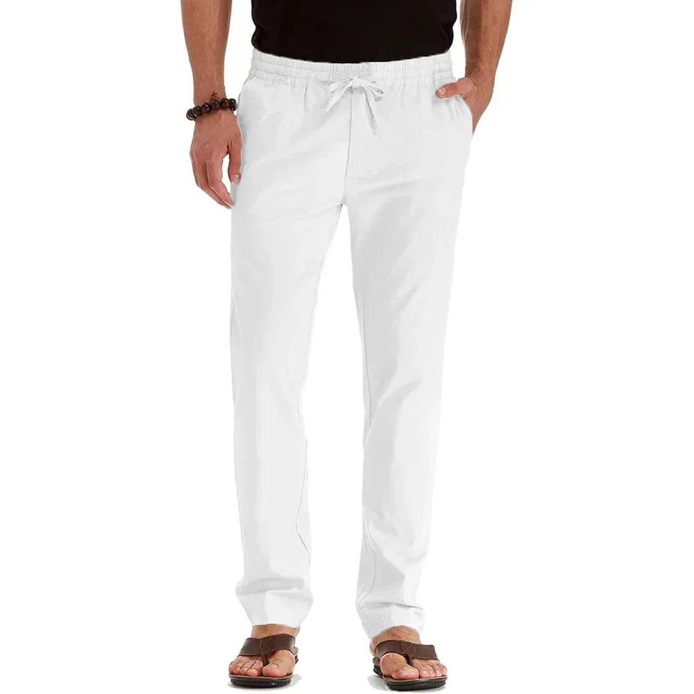 Adrian – Elegante Baumwoll-Leinen-Hose