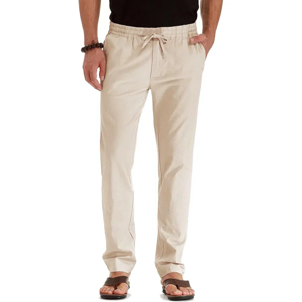 Adrian – Elegante Baumwoll-Leinen-Hose