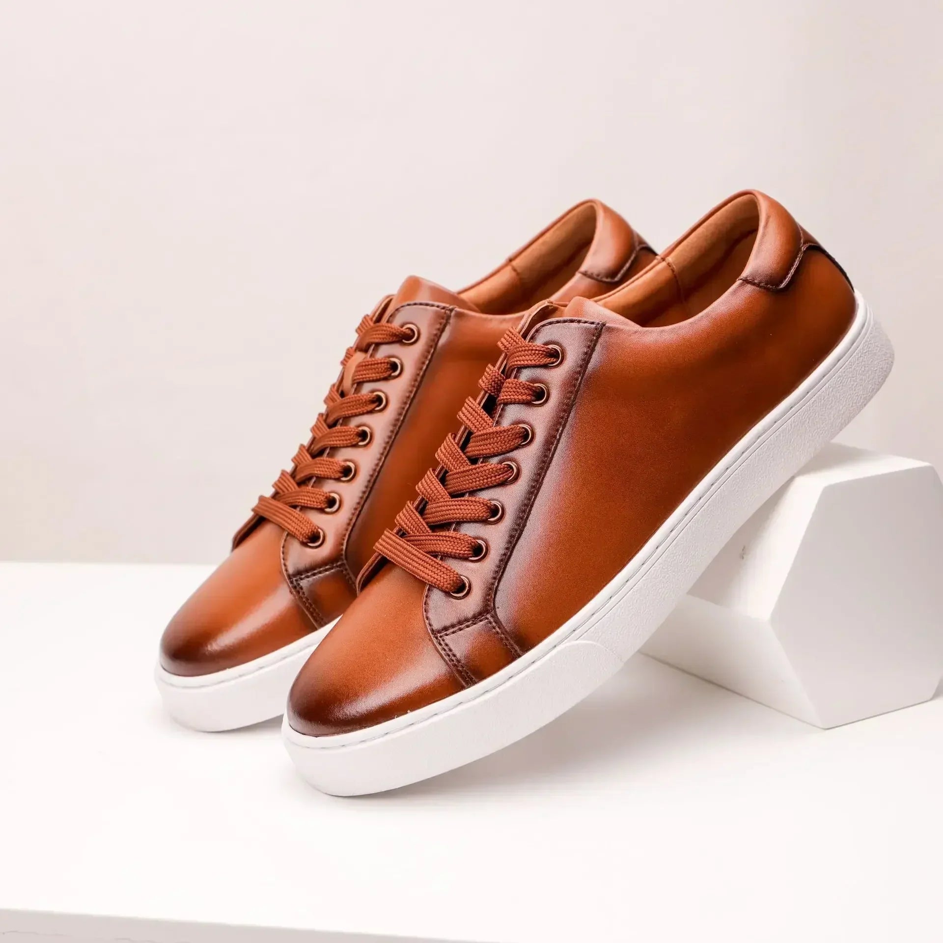 Genuine Leather Sneakers