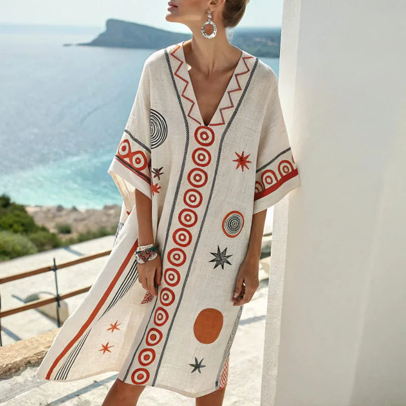 Elegantes Strandkleid aus Seide für unvergessliche Sommerlooks