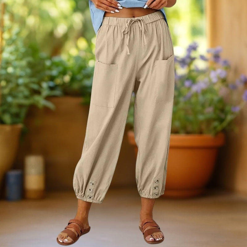 Kyla | Bequeme Hose mit Kordelzug