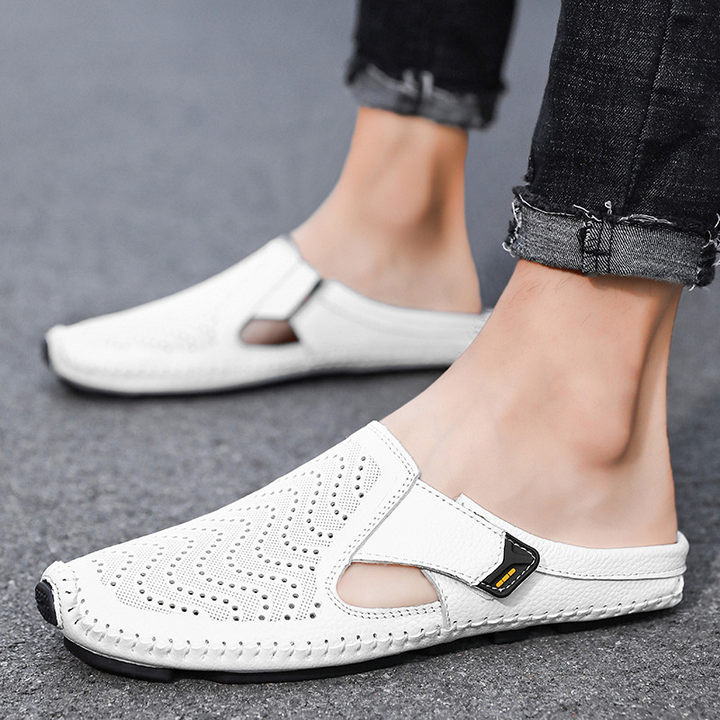 Breathable Italian Leather Sandals