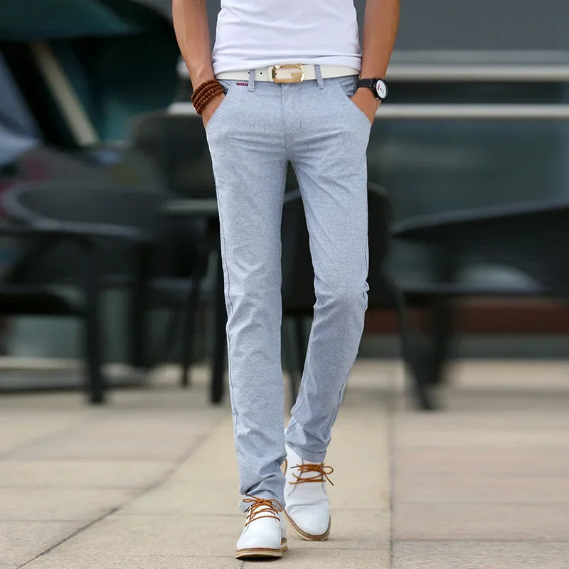 Michael – Schicke Leinenhose im Slim Fit