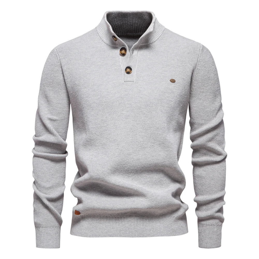 Kramer | Pullover für Männer mit Knopfleiste
