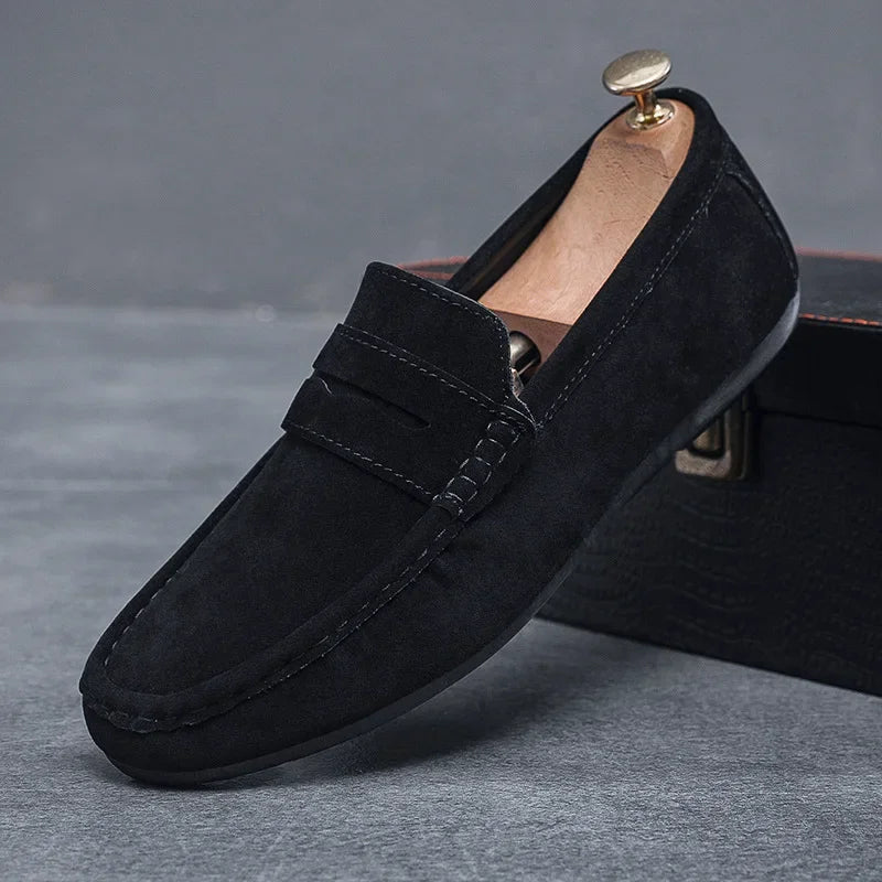 Lightweight Suede Men's Loafers