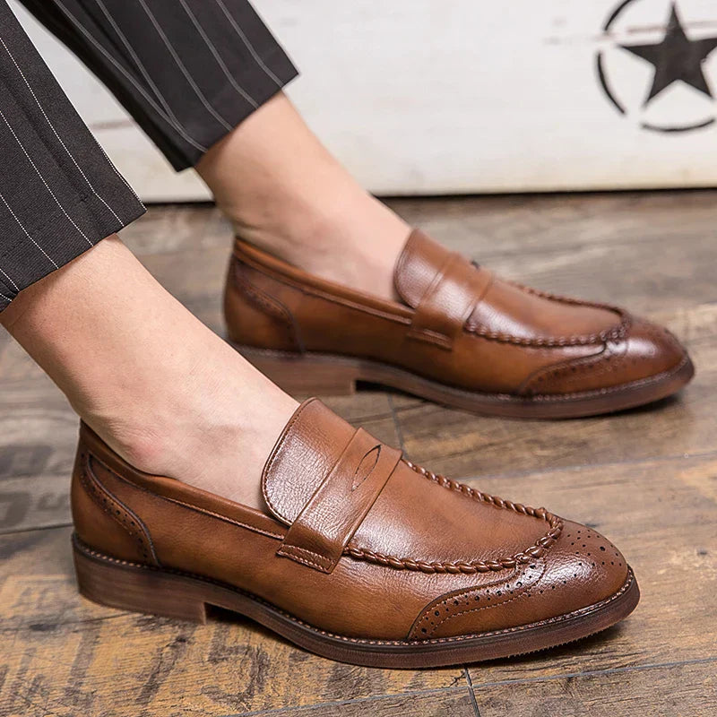 Chic Leather Loafers