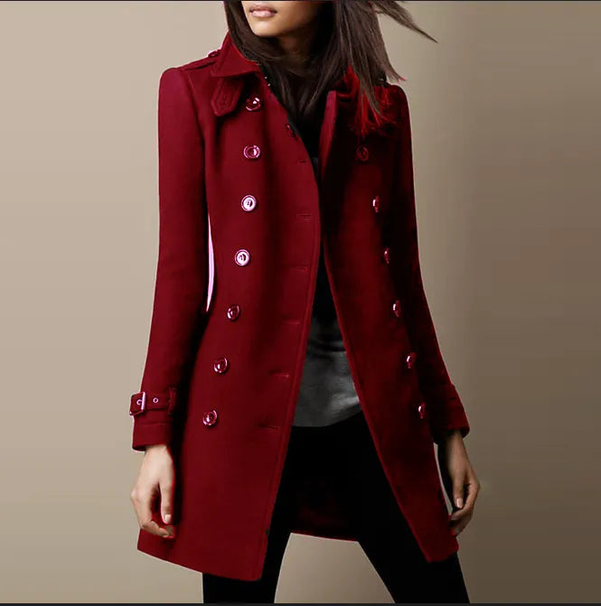 Renate™ - Eleganter Wintermantel aus Wolle