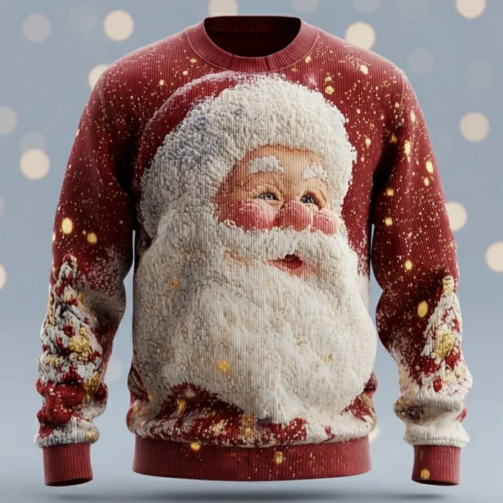 Weihnachtsmann Strickpullover (UNISEX)