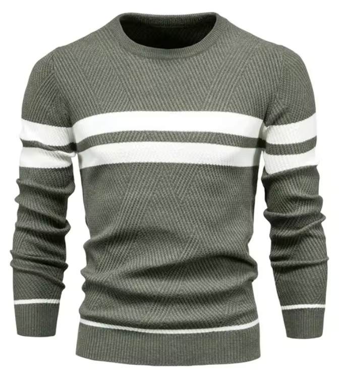 Kramer | Stilvoller Herrenpullover mit Fischgrätmuster