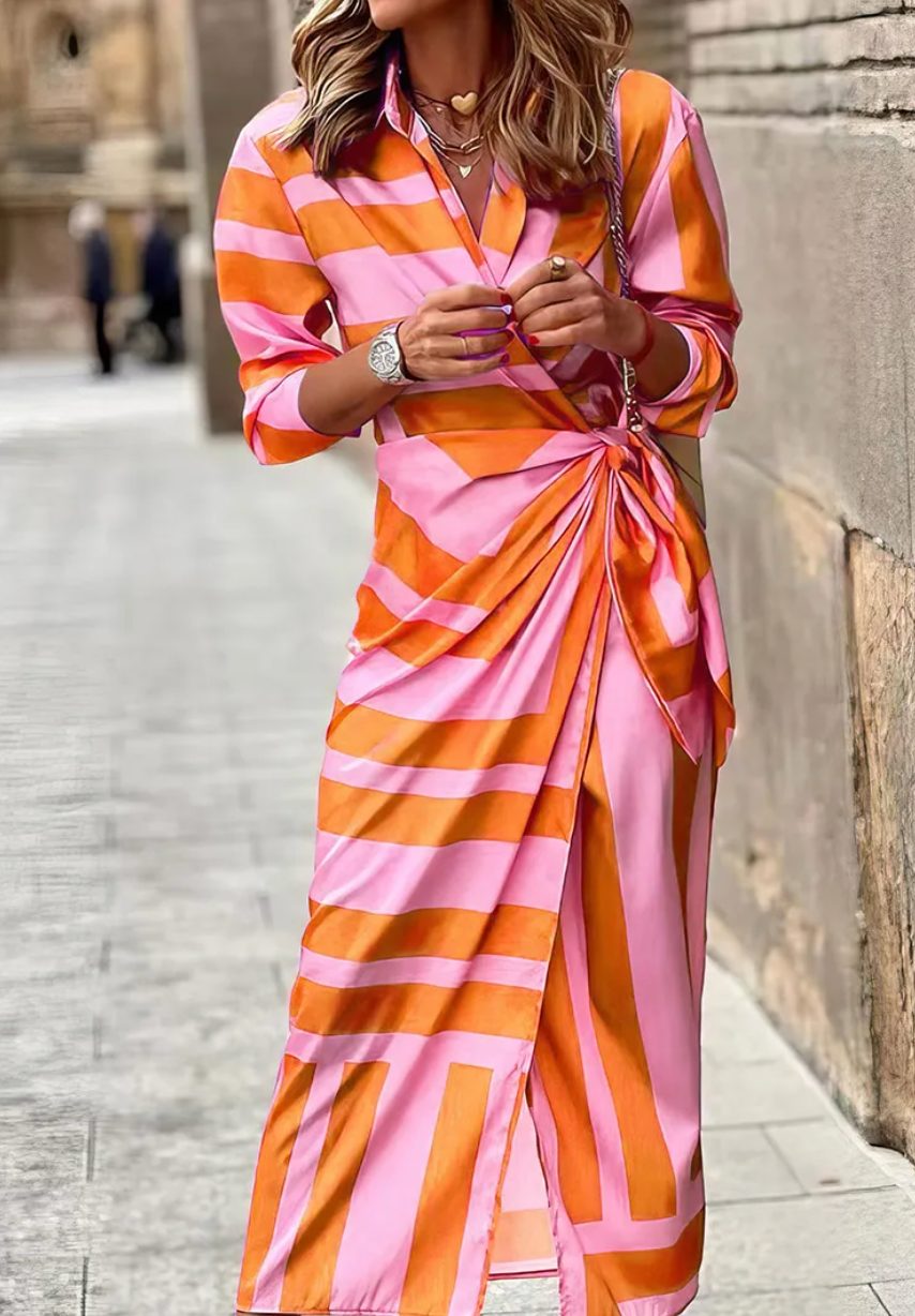 Amelia™ | Bedrucktes Wickelkleid