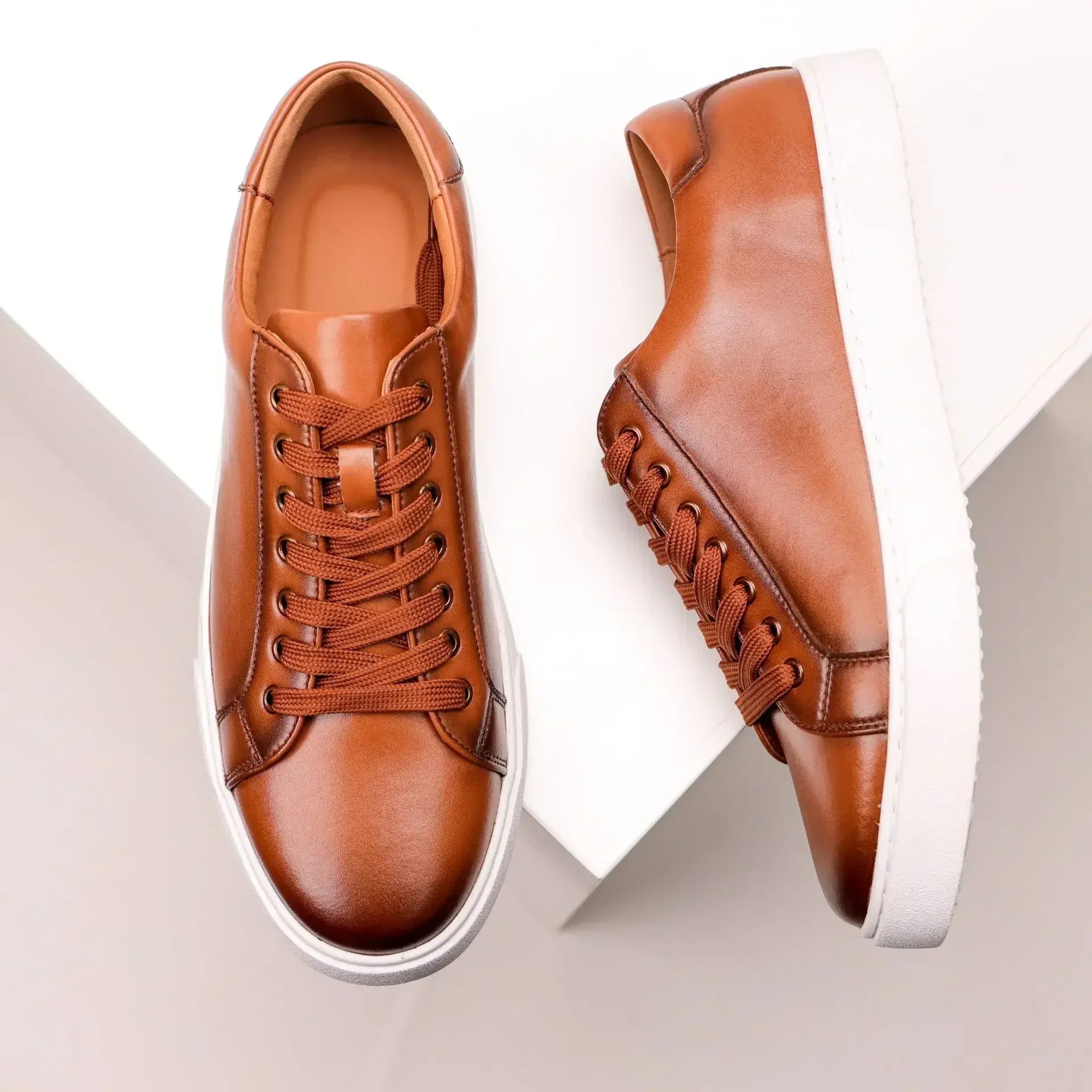 Genuine Leather Sneakers