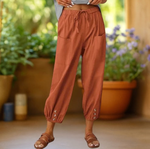 Aura | Zeitlos Weit geschnittene Hose mit weitem Bein