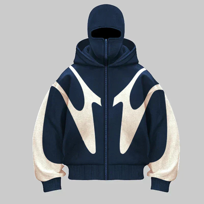 Ellery™ – Streetwear Balaclava Hoodie für Herren