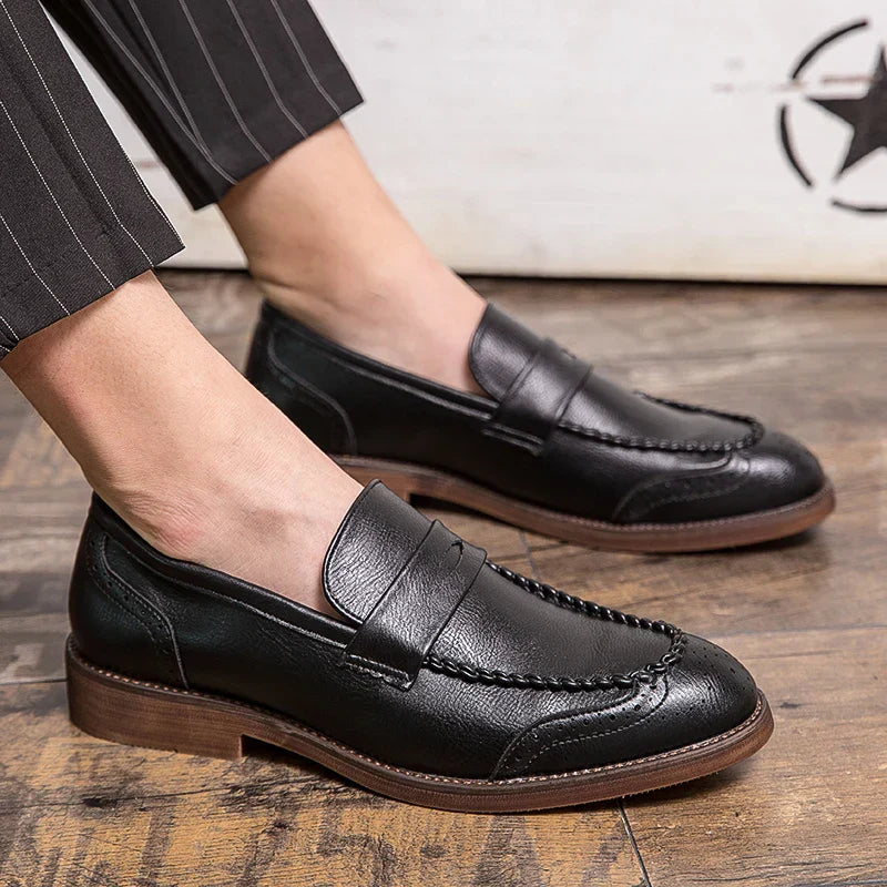 Chic Leather Loafers