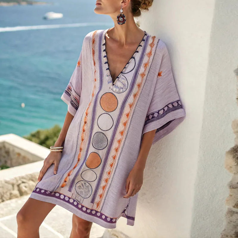 Esmee - Elegantes &amp; bequemes Strandkleid für mühelosen Beach Style