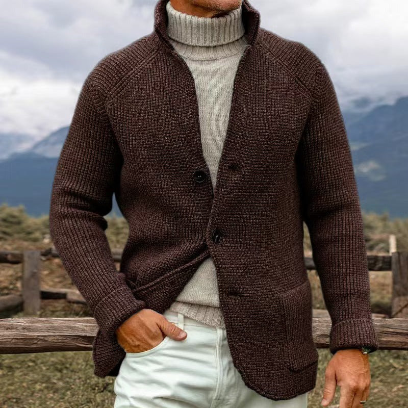 Erwin - Strickjacke Aus Grober Strickoptik