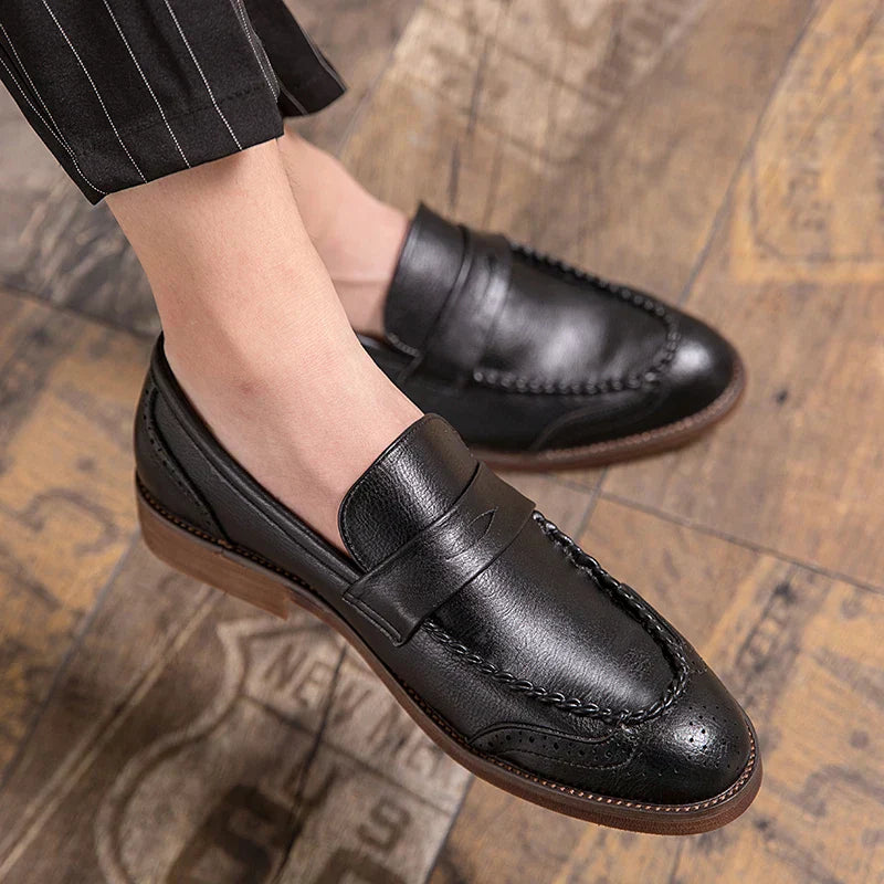 Chic Leather Loafers