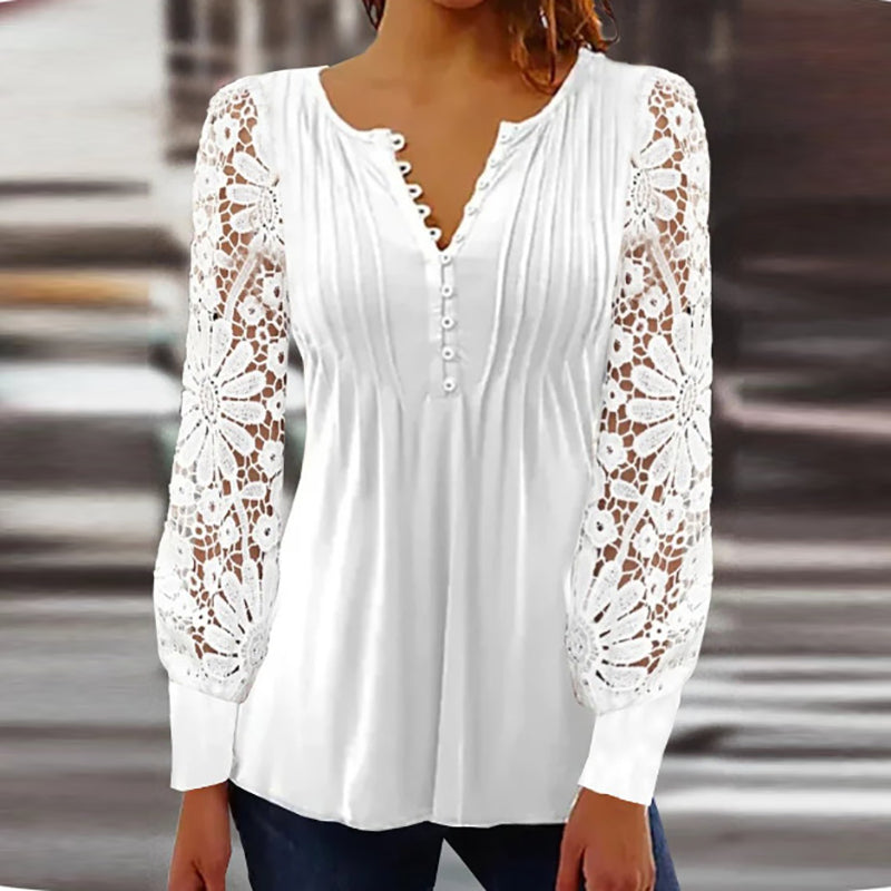 Kathy | Elegante Bluse mit langen Ärmeln