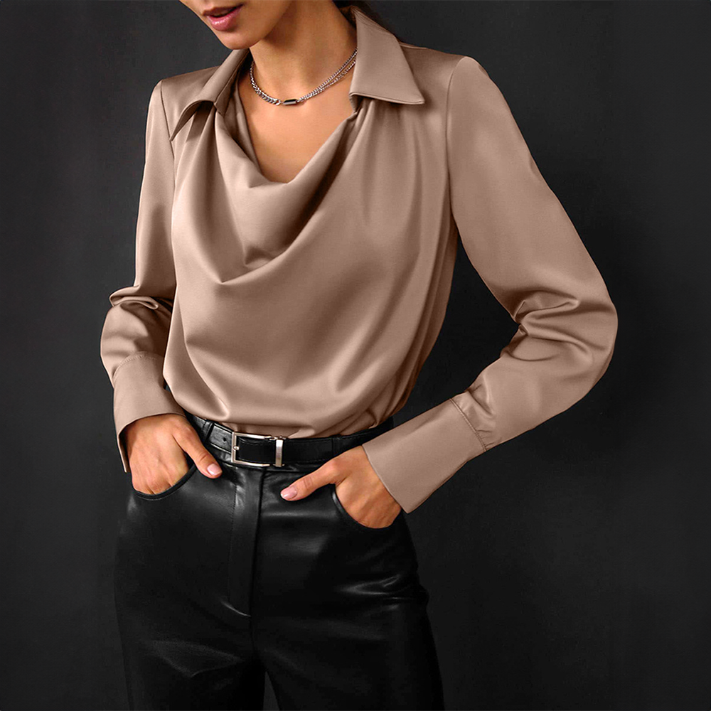 Cassie | Elegante Seidenbluse Für Damen