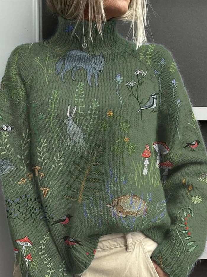 Aimélie – Warmer und eleganter Rollkragenpullover