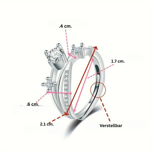 Radiant Grace Ring | Gemeinsam gegen Brustkrebs (1+1 GRATIS)