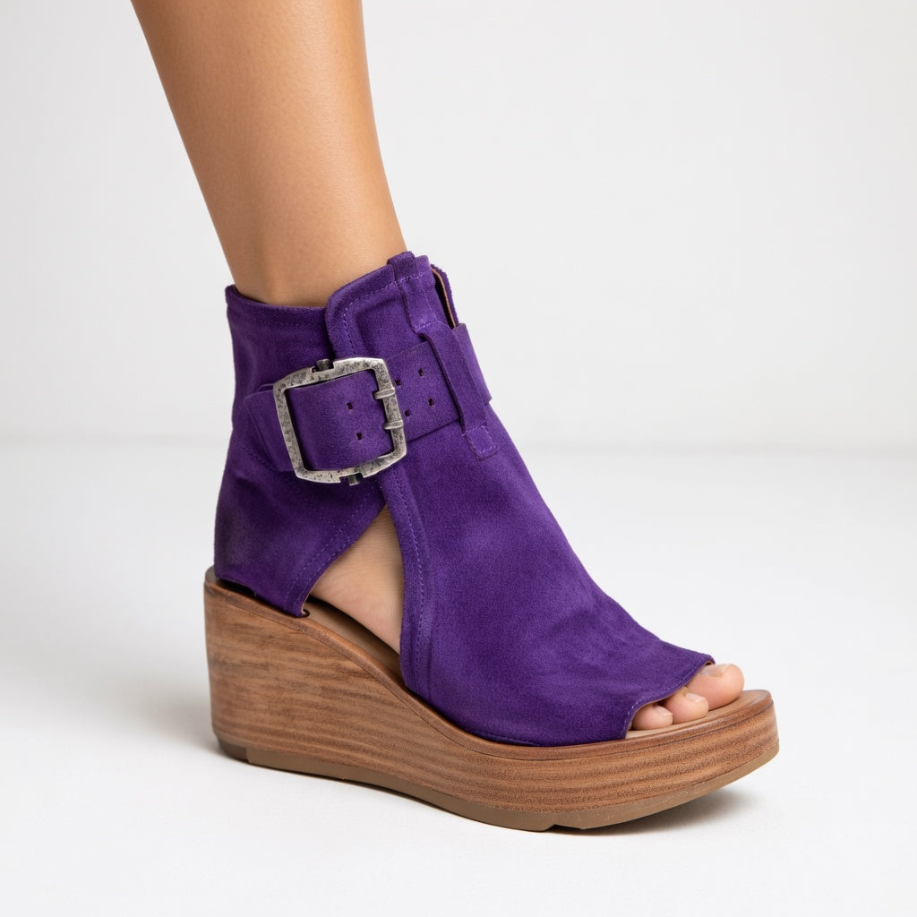 Orélisse™ – Moderne offene Keilabsatz-Stiefeletten