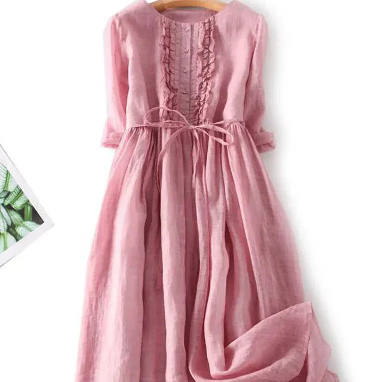 Nadège™ | Federleichtes Maxikleid