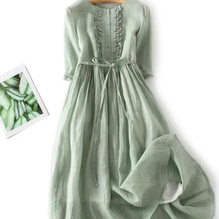 Nadège™ | Federleichtes Maxikleid