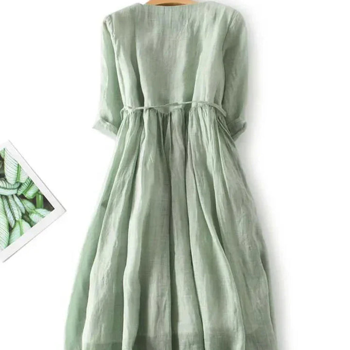 Nadège™ | Federleichtes Maxikleid