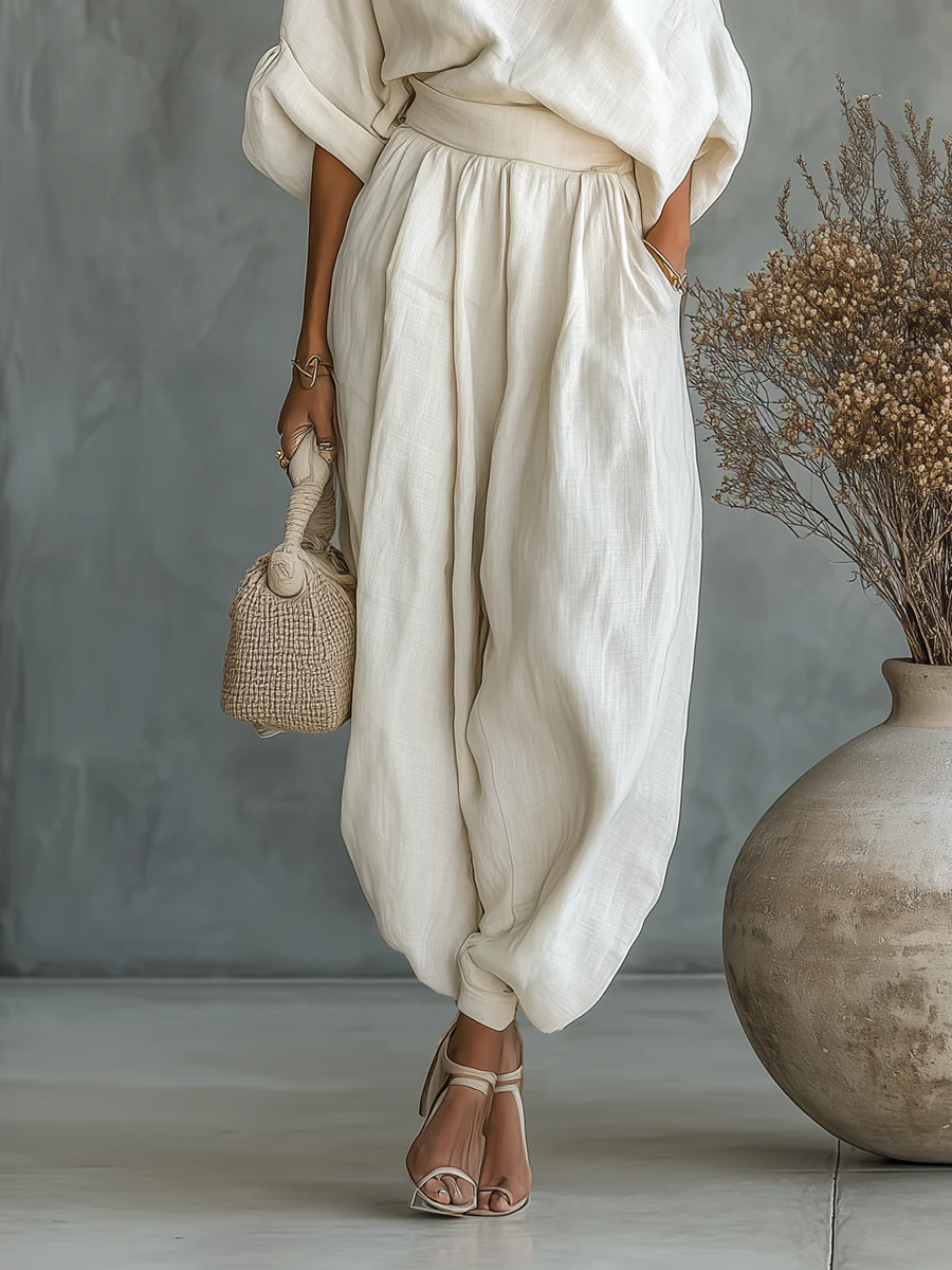 Eleonora – Elegantes zweiteiliges Set mit einer Schulter
