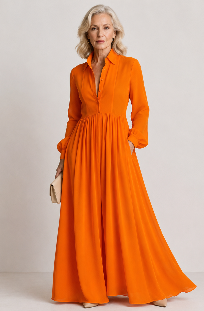Lioren | Maxikleid „Soft Flow“