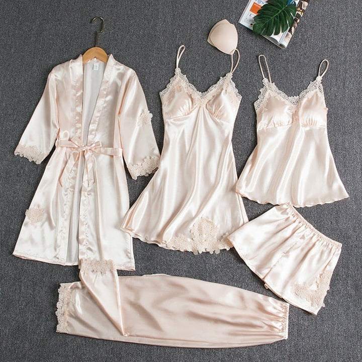 Dana – Elegantes Satin-Nachtwäsche-Set