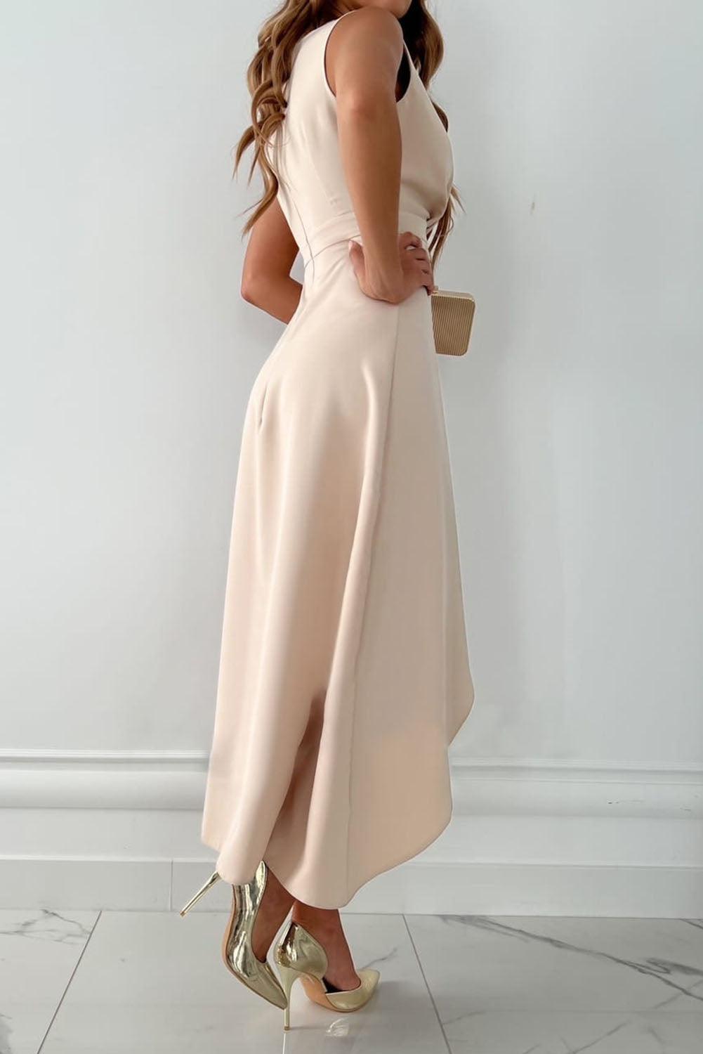 Charlotte™ | Midi-Wickelkleid mit V-Ausschnitt