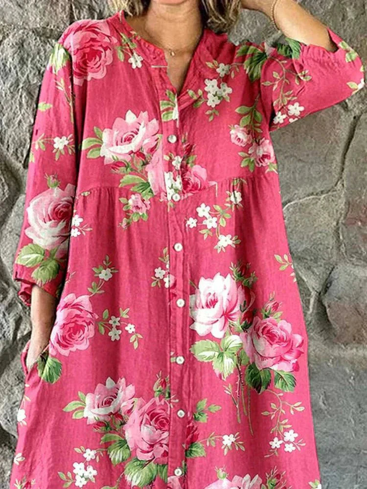 Nira | Art Floral Kleid