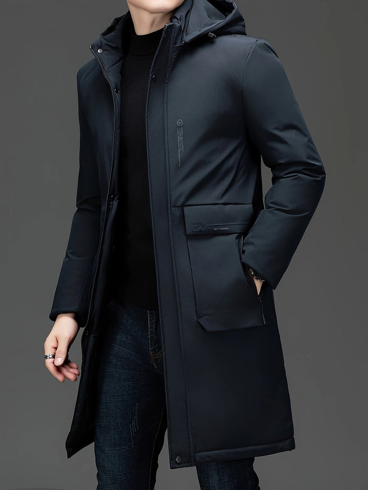 Jakob™ - Eleganter Mantel Mit Kapuze