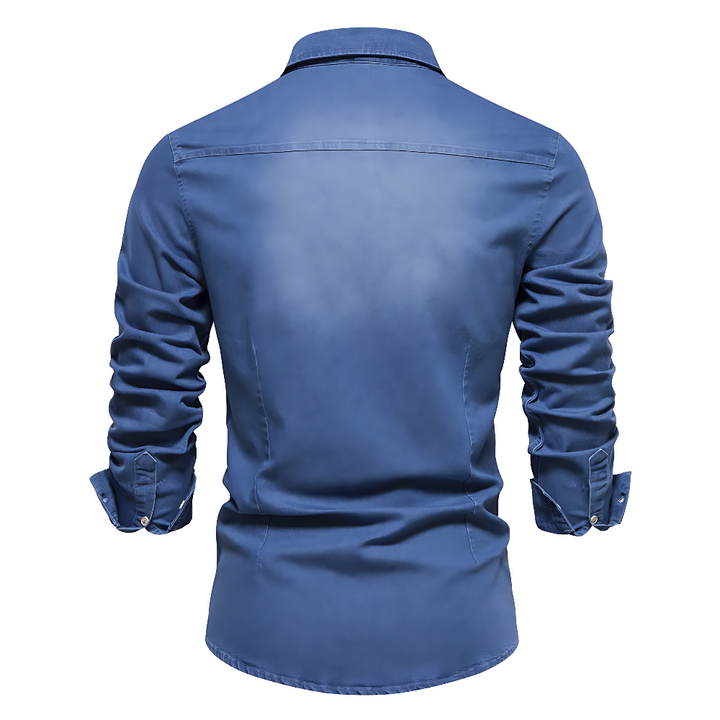 Silas | Jeanshemd aus Baumwolle