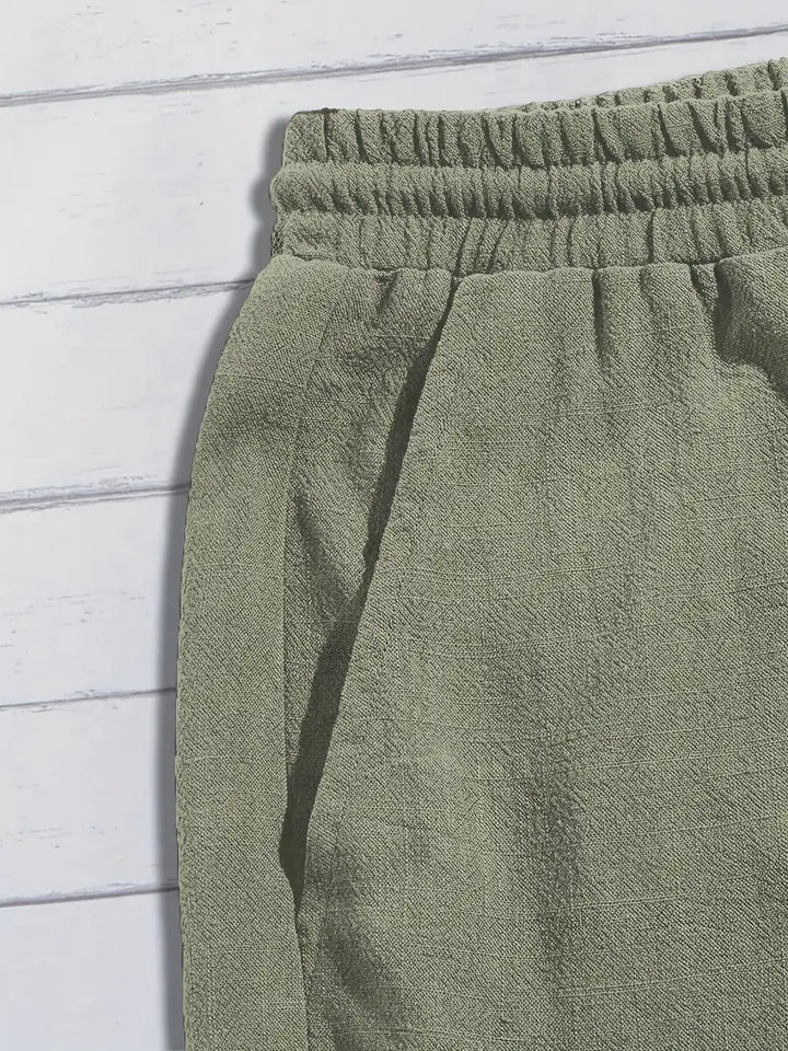Maximilian – Elegante Leinen-Shorts für Herren
