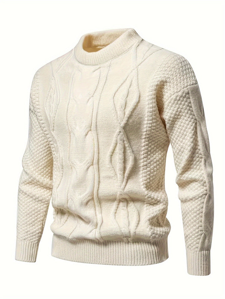 Kalisto – Lässiger Strickpullover mit Langarm