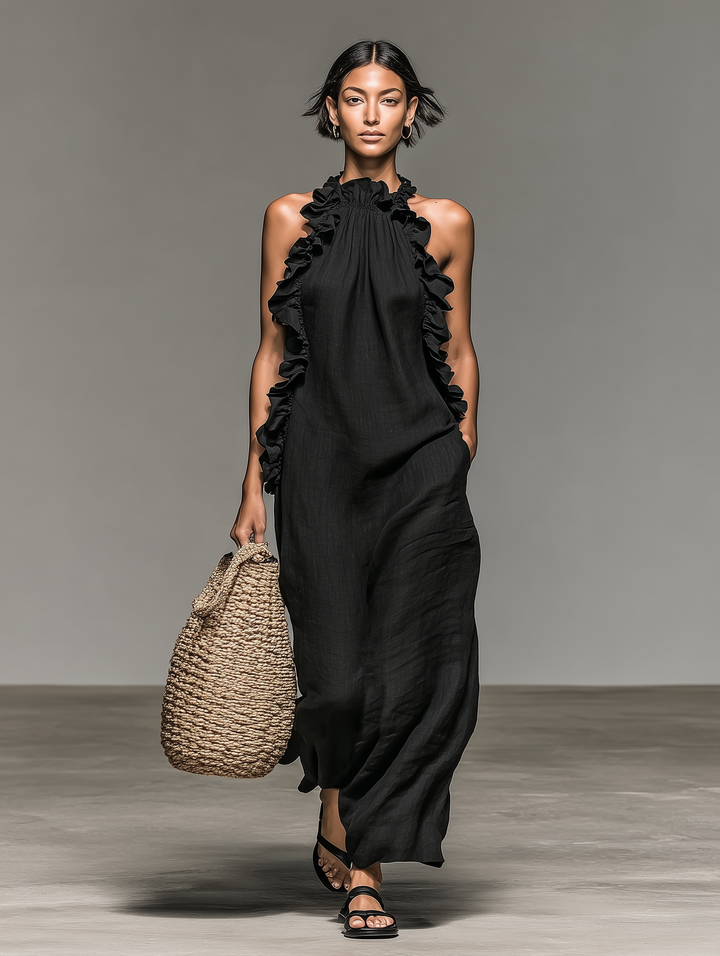 Gladys™ | Maxi-Kleid mit Taschen