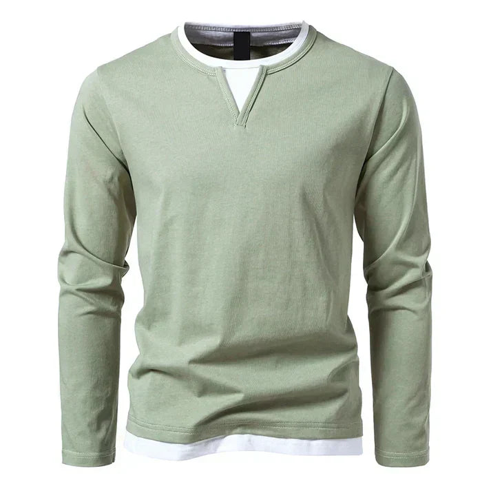 Kramer | Premium Longsleeve aus gekämmter Baumwolle