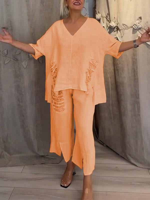 Bianca | Elegantes zweiteiliges Sommer-Set für sonnige Tage