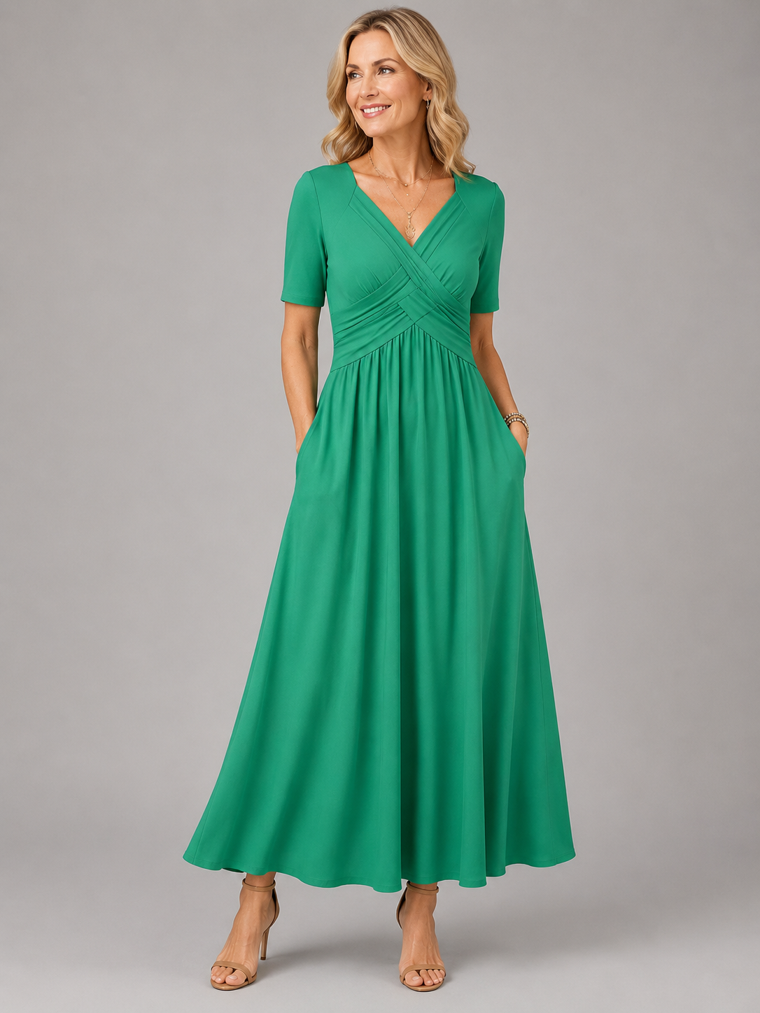 Angeli™ |  Elegantes Midikleid