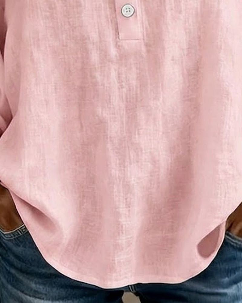 Bluse mit quadratischem Spitzenausschnitt und Puffärmeln